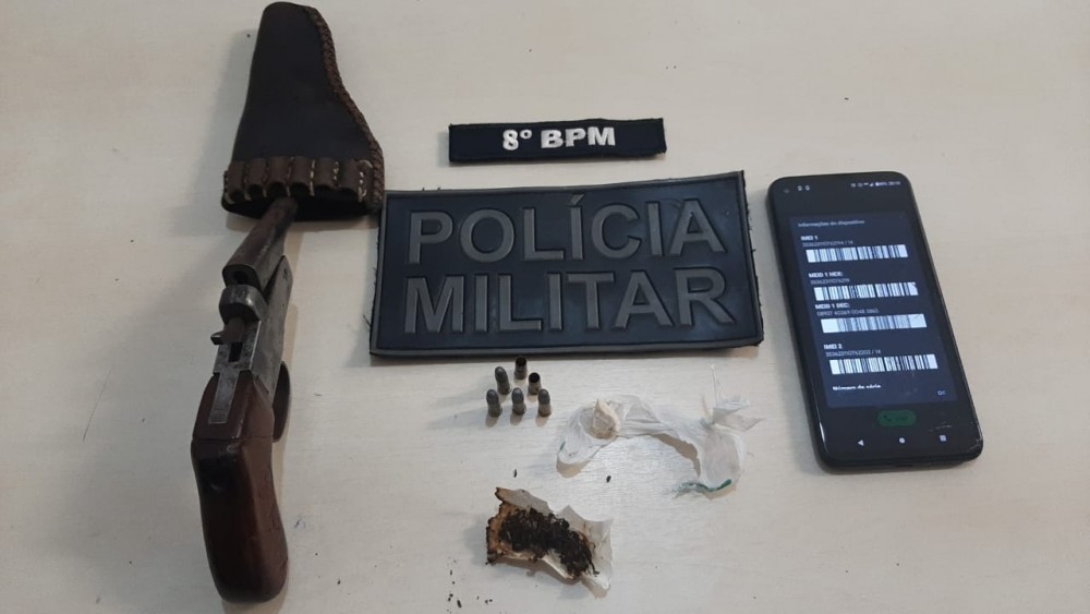 Jaru: Military Police arrest young man who was in possession of marijuana and firearm thumbnail