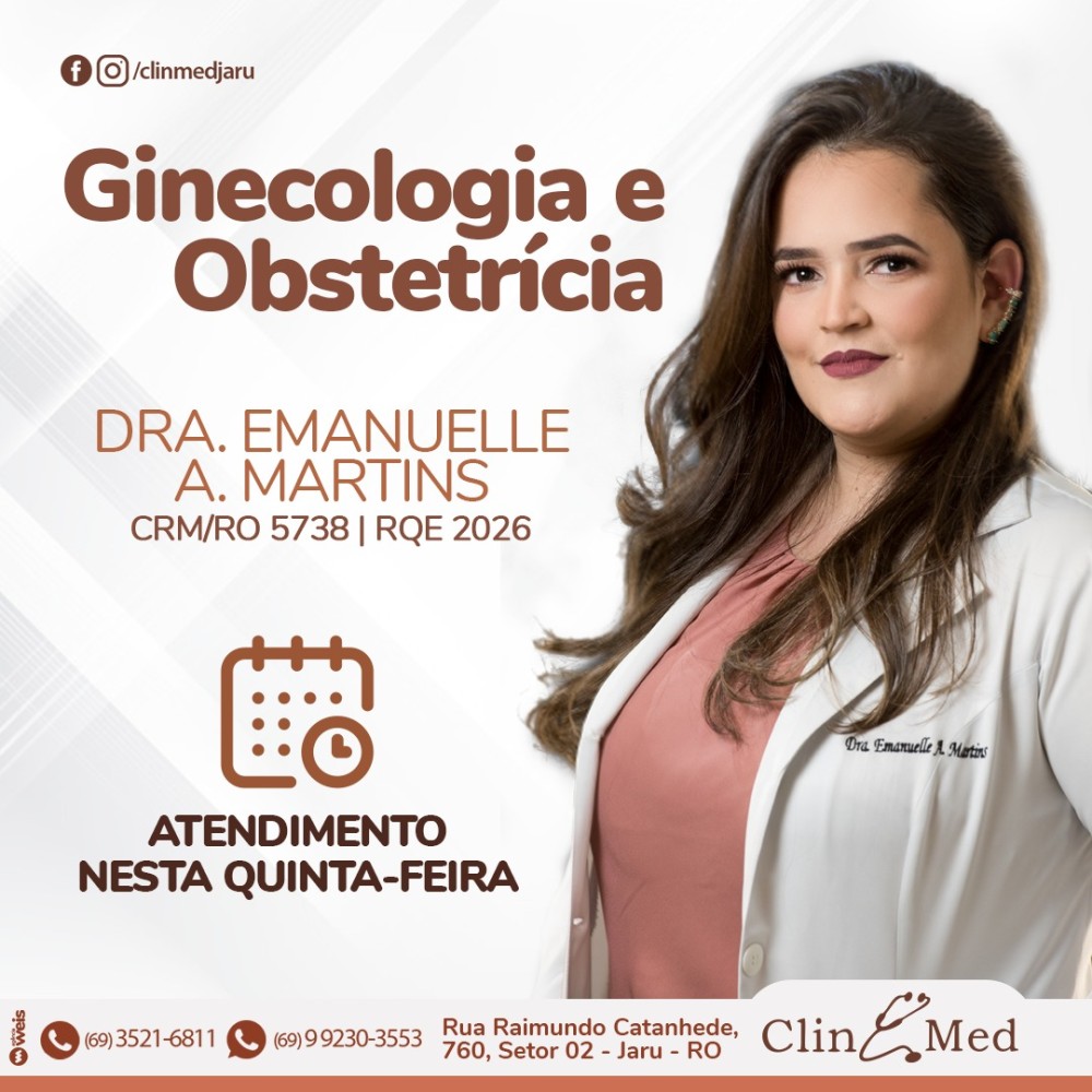 A Clin Med Conta Com Atendimento Em Ginecologia E Obstetrícia Com A Dr Emanuelle Na Clin Med 6777